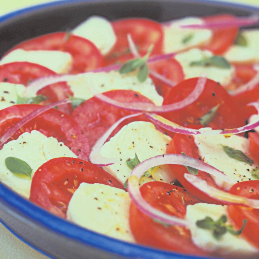 Slices of PittaS halloumi, the cheese used throughout the PittaS recipe collection