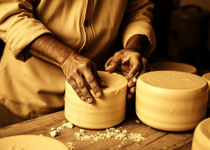 Traditional Cypriot cheesemaking at the PittaS dairy in Nicosia